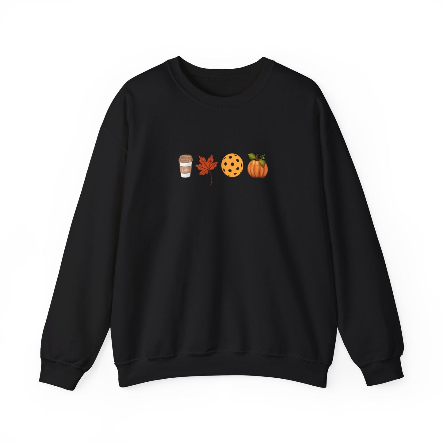 Fall Pickleball Symbols Unisex Sweatshirt