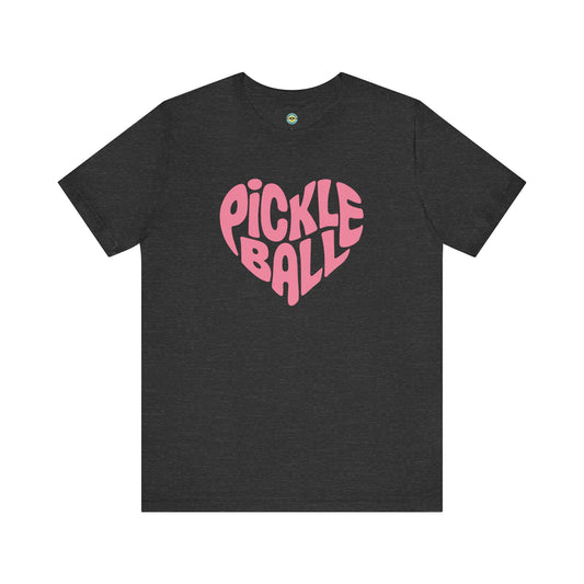 Wavy Heart Pickleball Unisex Tee