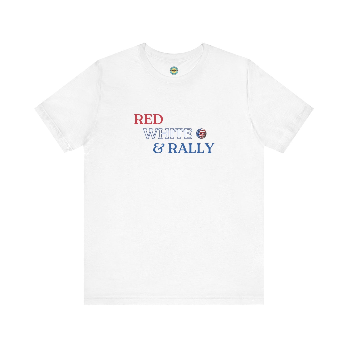 Red White & Rally Pickleball Unisex Tee