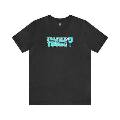 Forever Young Retro Pickleball Unisex Tee