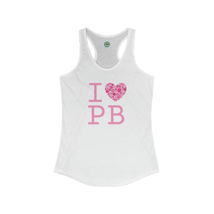 I Heart PB Racerback Tank