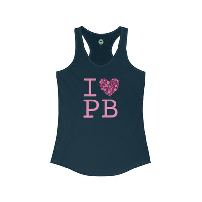 I Heart PB Racerback Tank