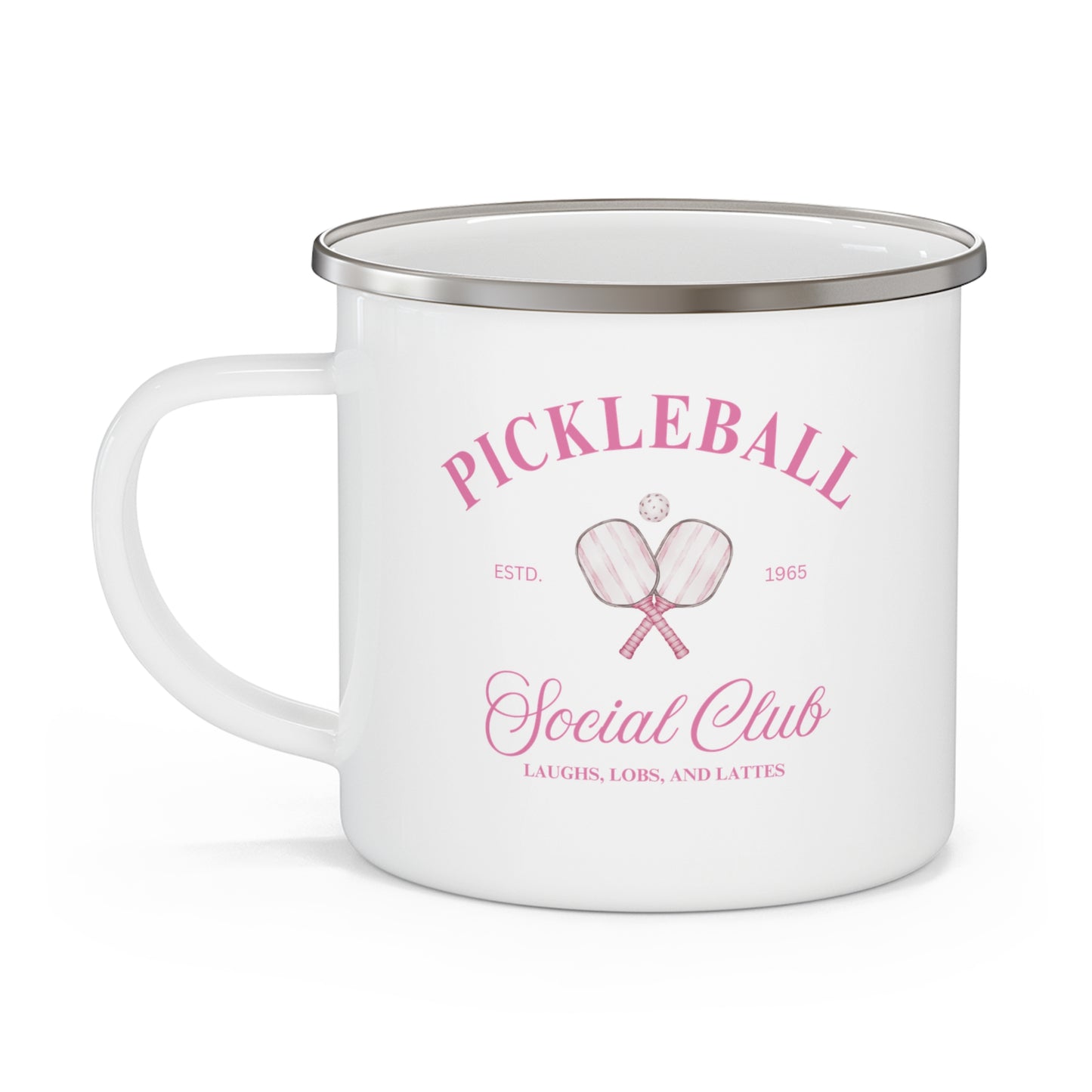 Pickleball Social Club Enamel Mug