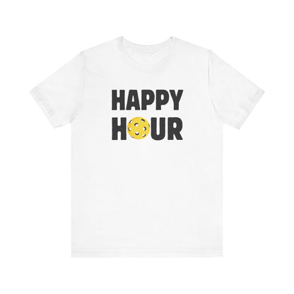 Happy Hour Pickleball Unisex Tee (Express Delivery)