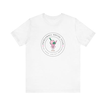 Pickleball Social Club - Sip Serve & Get Smashed Unisex Tee (Express Delivery)