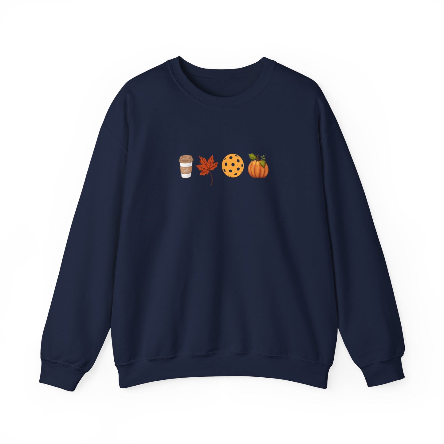 Fall Pickleball Symbols Unisex Sweatshirt