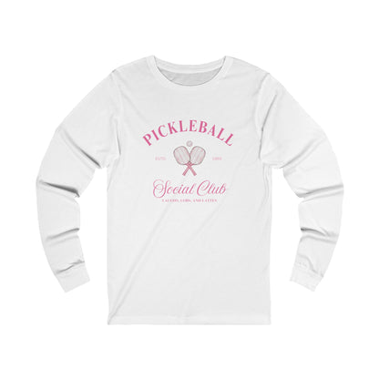 Pickleball Social Club Unisex Long Sleeve Tee