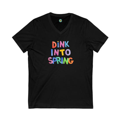 Dink Into Spring v2 Unisex V-neck Tee