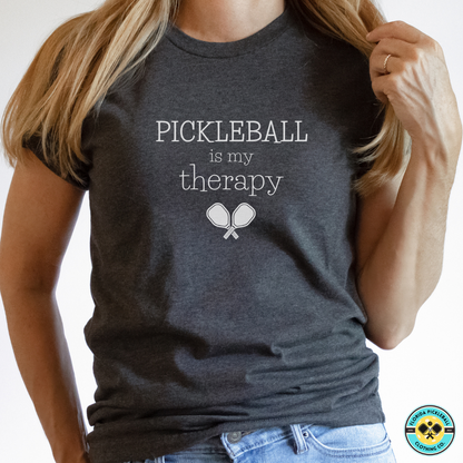 Pickleball Is My Therapy Unisex Tee