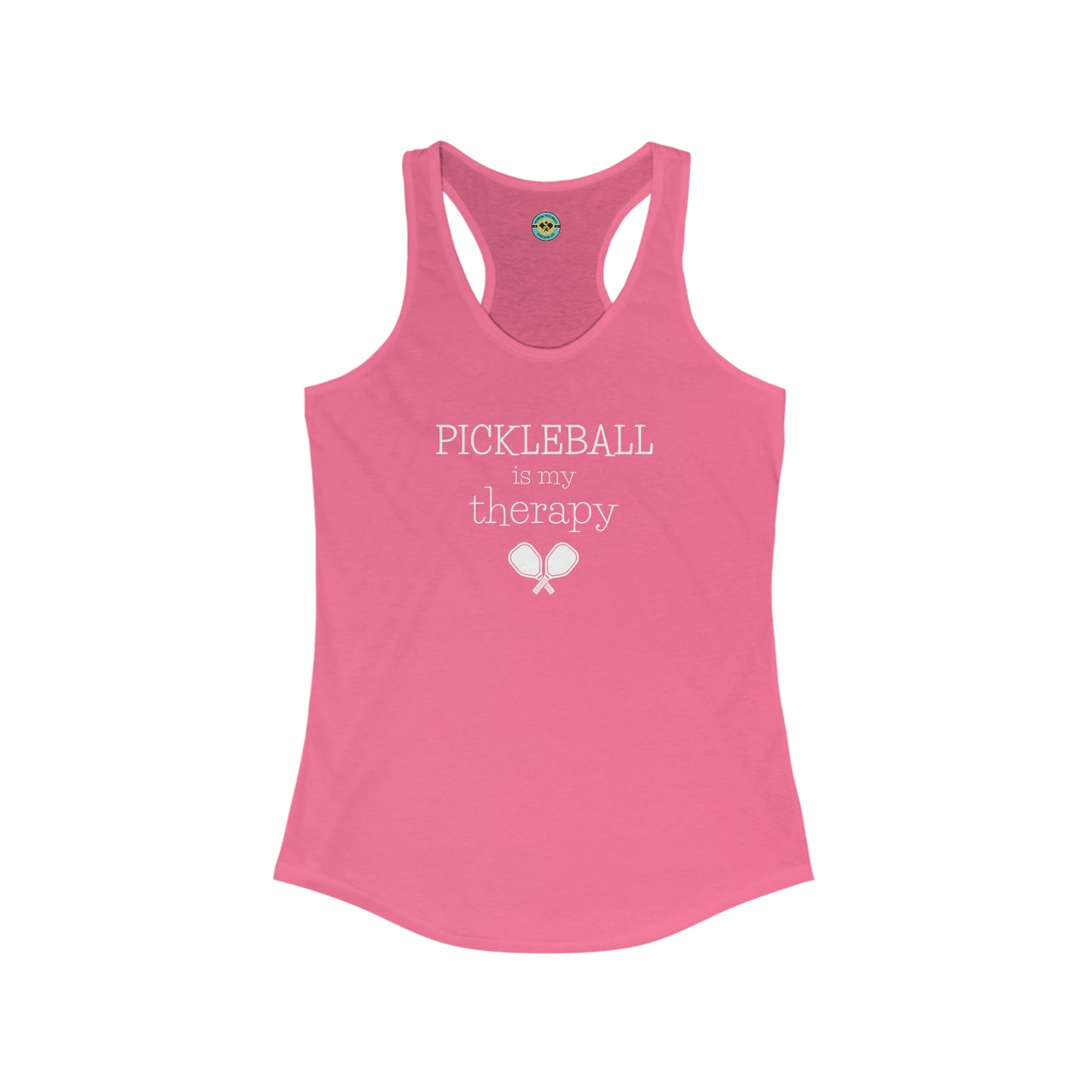 Pickleball Is My Therapy Racerback Tank