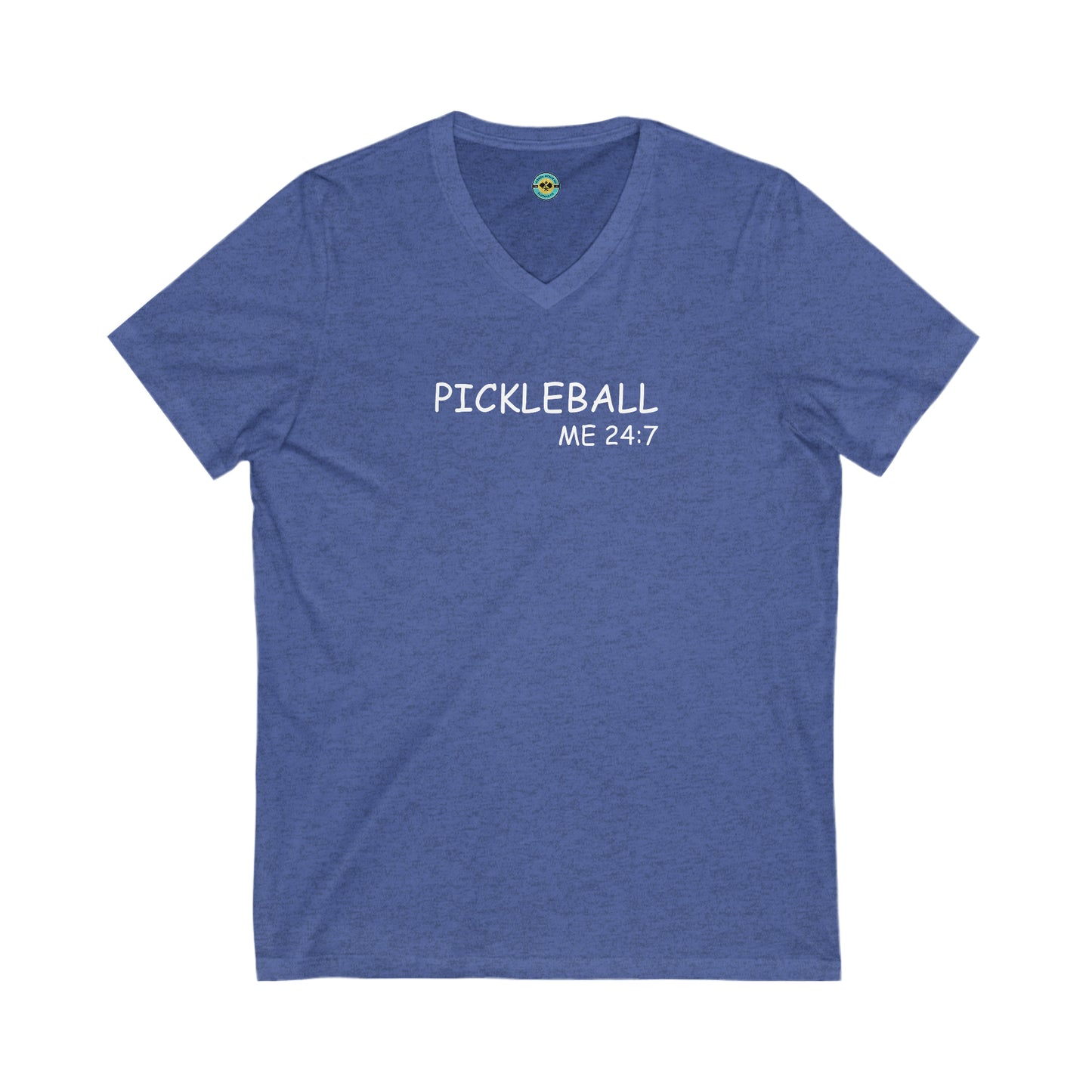 Pickleball Me 24:7 Unisex V-neck Tee