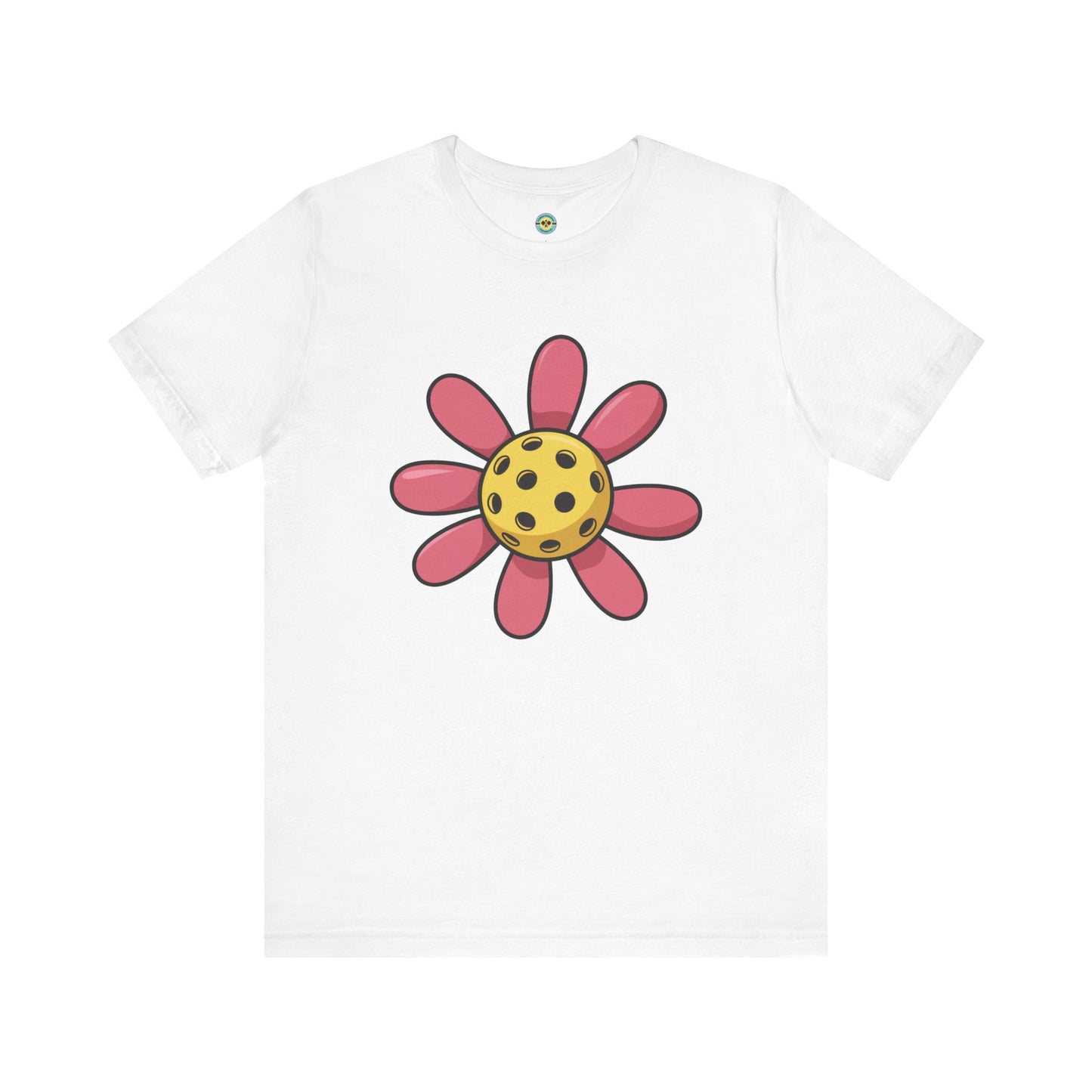 Pickleball Flower Unisex Tee
