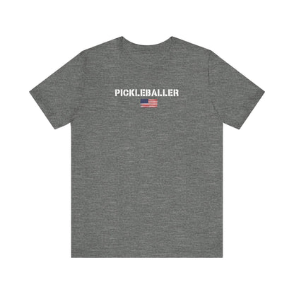 Pickleballer USA Unisex Tee (Express Delivery)