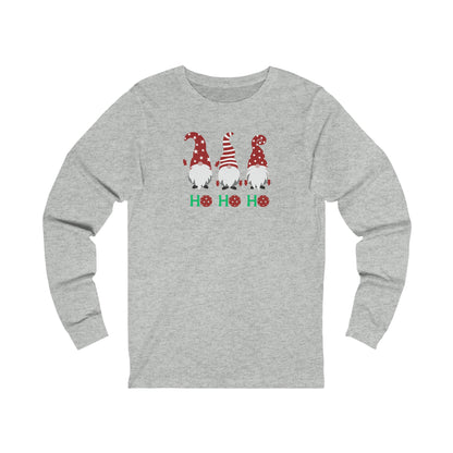 Ho Ho Ho Pickleball Unisex Long Sleeve Tee