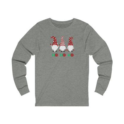 Ho Ho Ho Pickleball Unisex Long Sleeve Tee