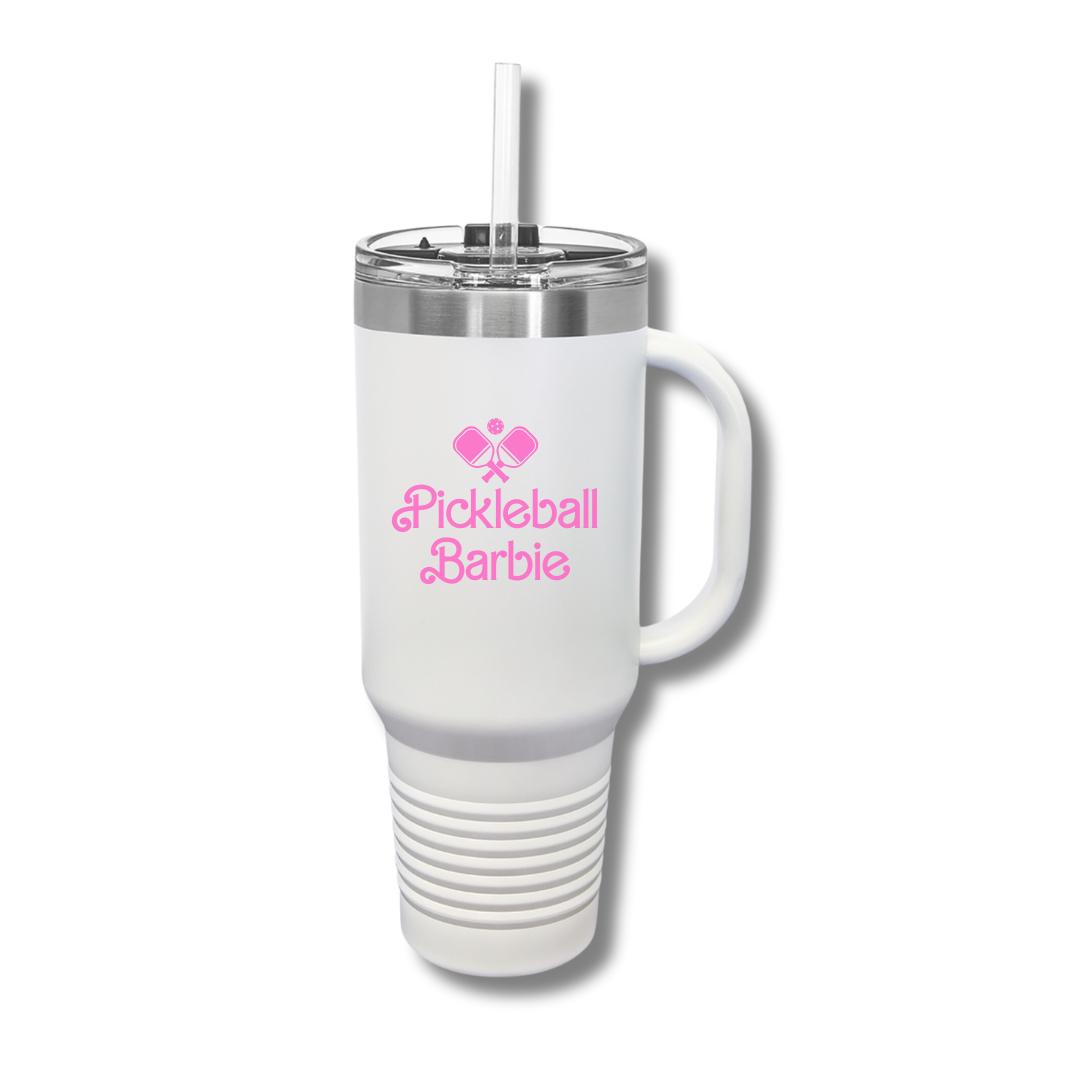 Pickleball Barbie Insulated Tumbler, 40oz