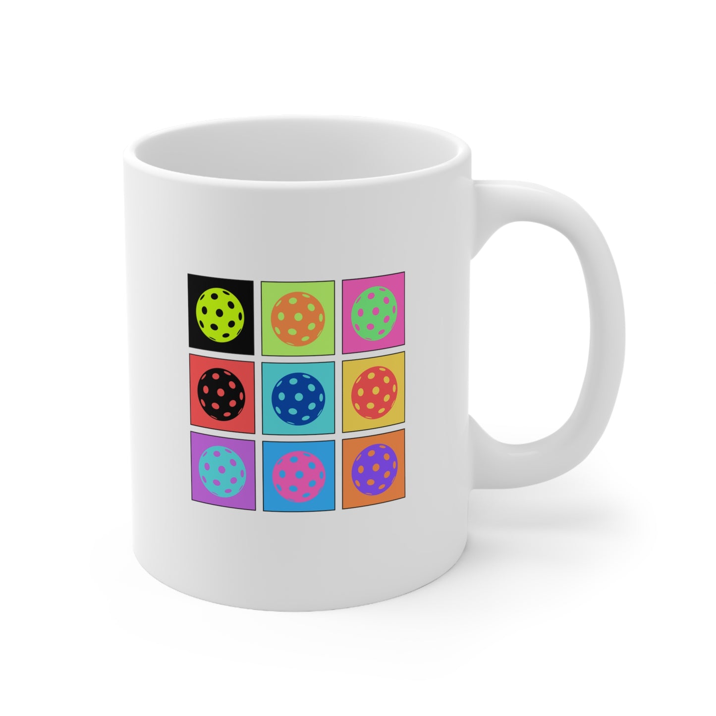 Pickleball Squares Mug