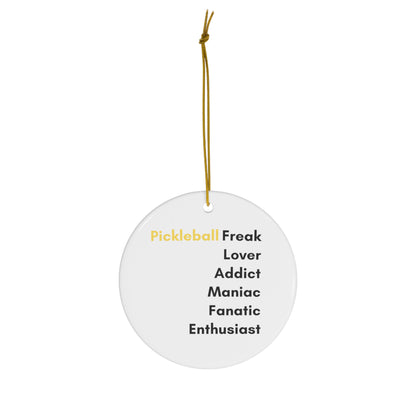 Pickleball Freak Ornament