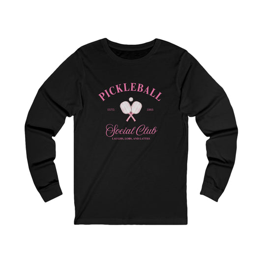 Pickleball Social Club Unisex Long Sleeve Tee