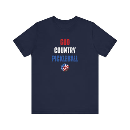 God Country Pickleball Unisex Tee (Express Delivery)