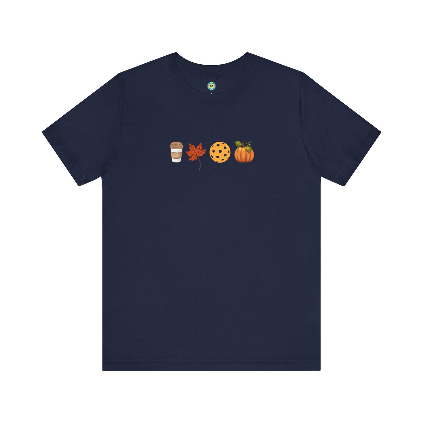 Fall Pickleball Symbols Unisex Tee