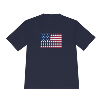 Pickleball Flag Unisex Performance Tee