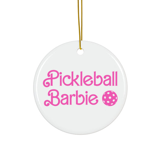 Pickleball Barbie Ornament