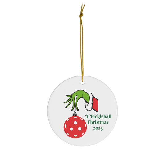 A Pickleball Christmas 2023 Ornament