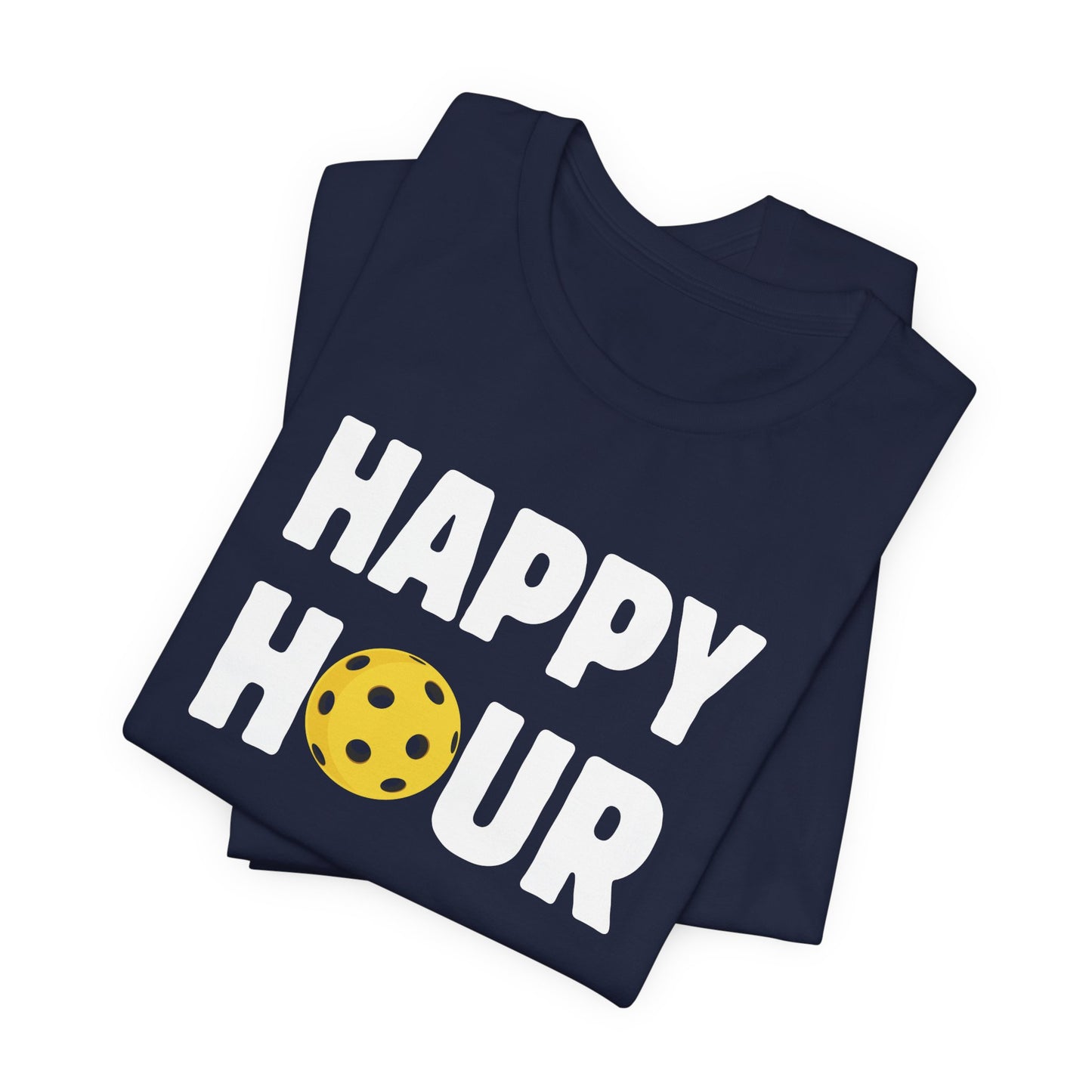 Happy Hour Pickleball Unisex Tee (Express Delivery)