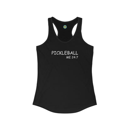 Pickleball Me 24:7 Women's Racerback Tank