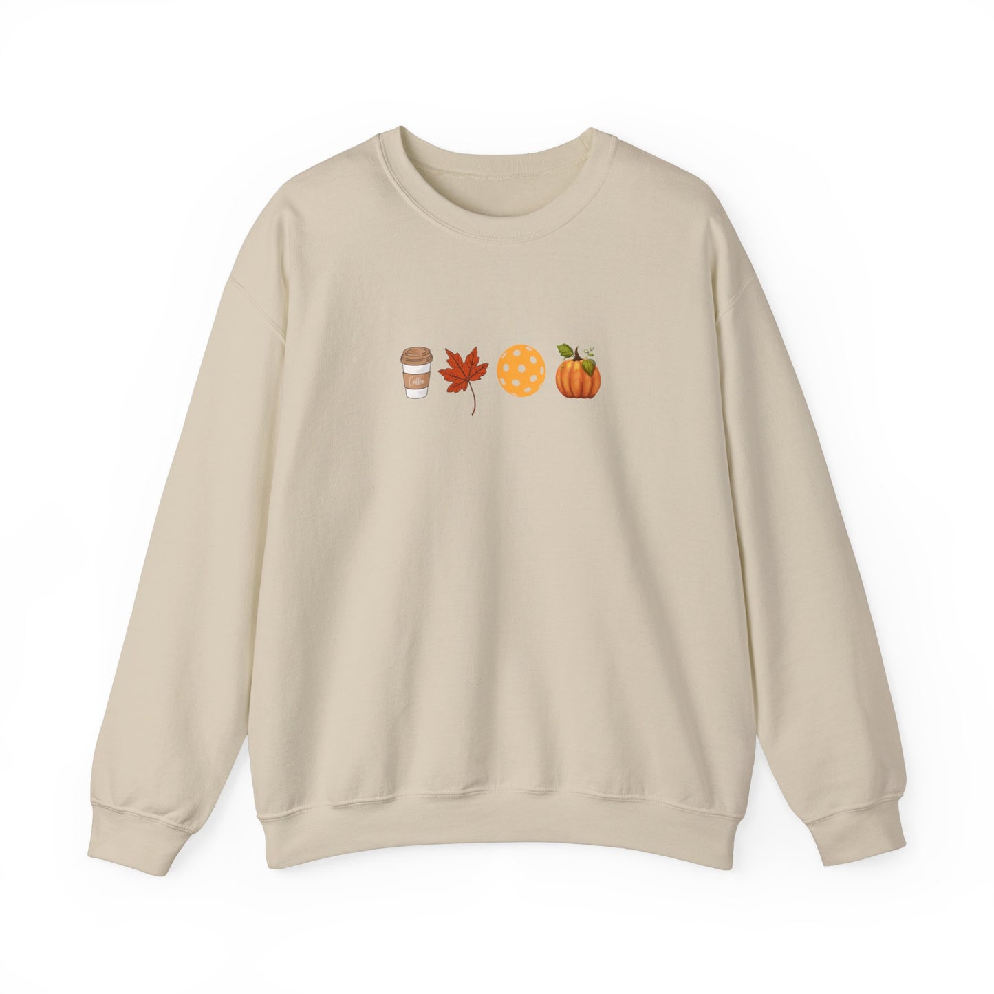 Fall Pickleball Symbols Unisex Sweatshirt