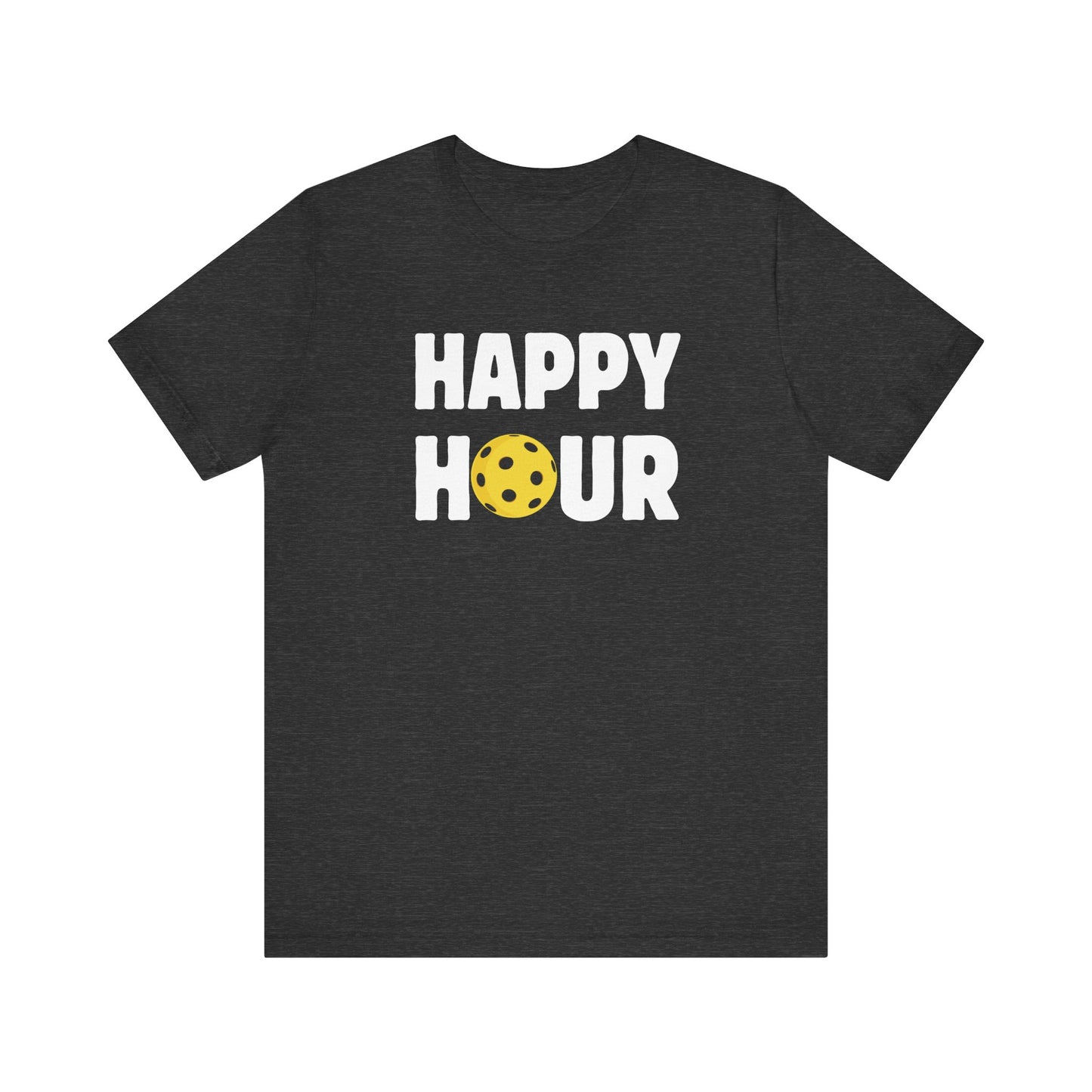 Happy Hour Pickleball Unisex Tee (Express Delivery)