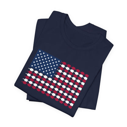 Pickleball Flag Unisex Tee (Express Delivery)