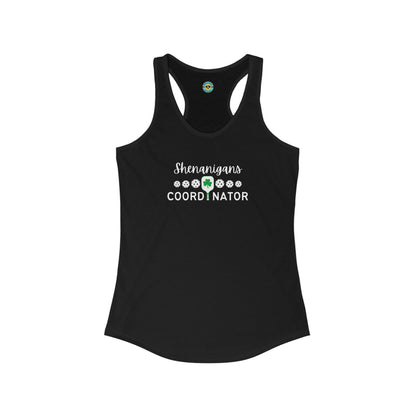 Shenanigans Coordinator Women's Racerback Tank