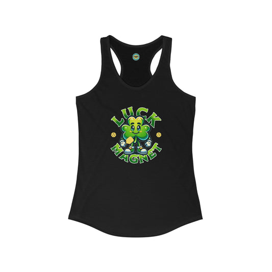 Luck Magnet Pickleball Women's Racerback Tank