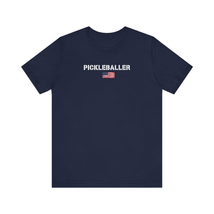 Pickleballer USA Unisex Tee (Express Delivery)