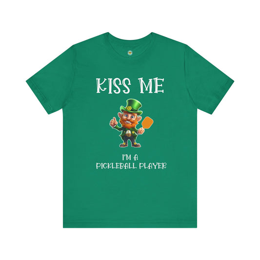 Kiss Me I'm A Pickleball Player Unisex Tee