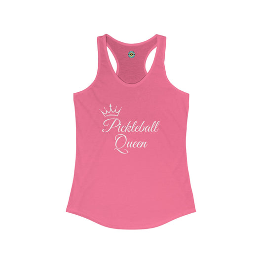 Pickleball Queen Racerback Tank