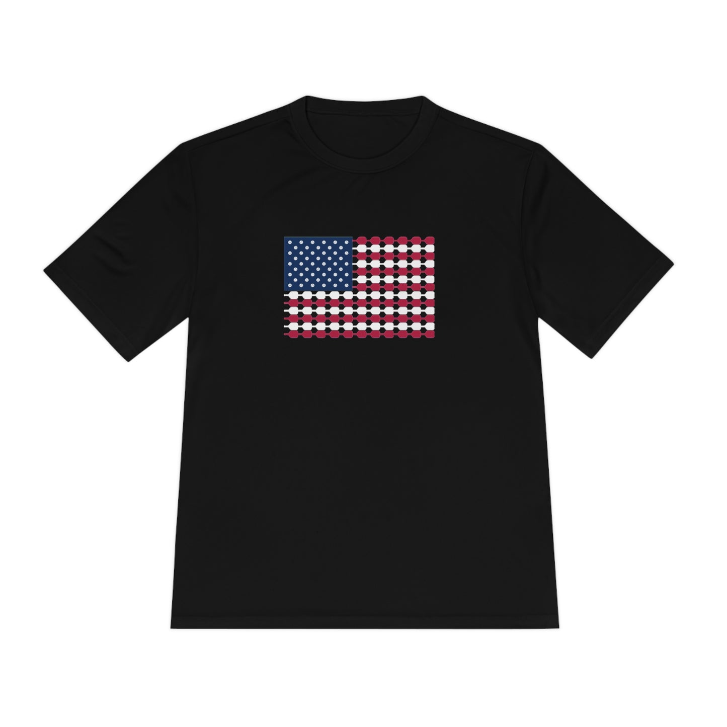 Pickleball Flag Unisex Performance Tee