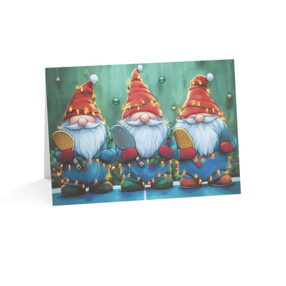 Pickleball Gnomes Holiday Cards