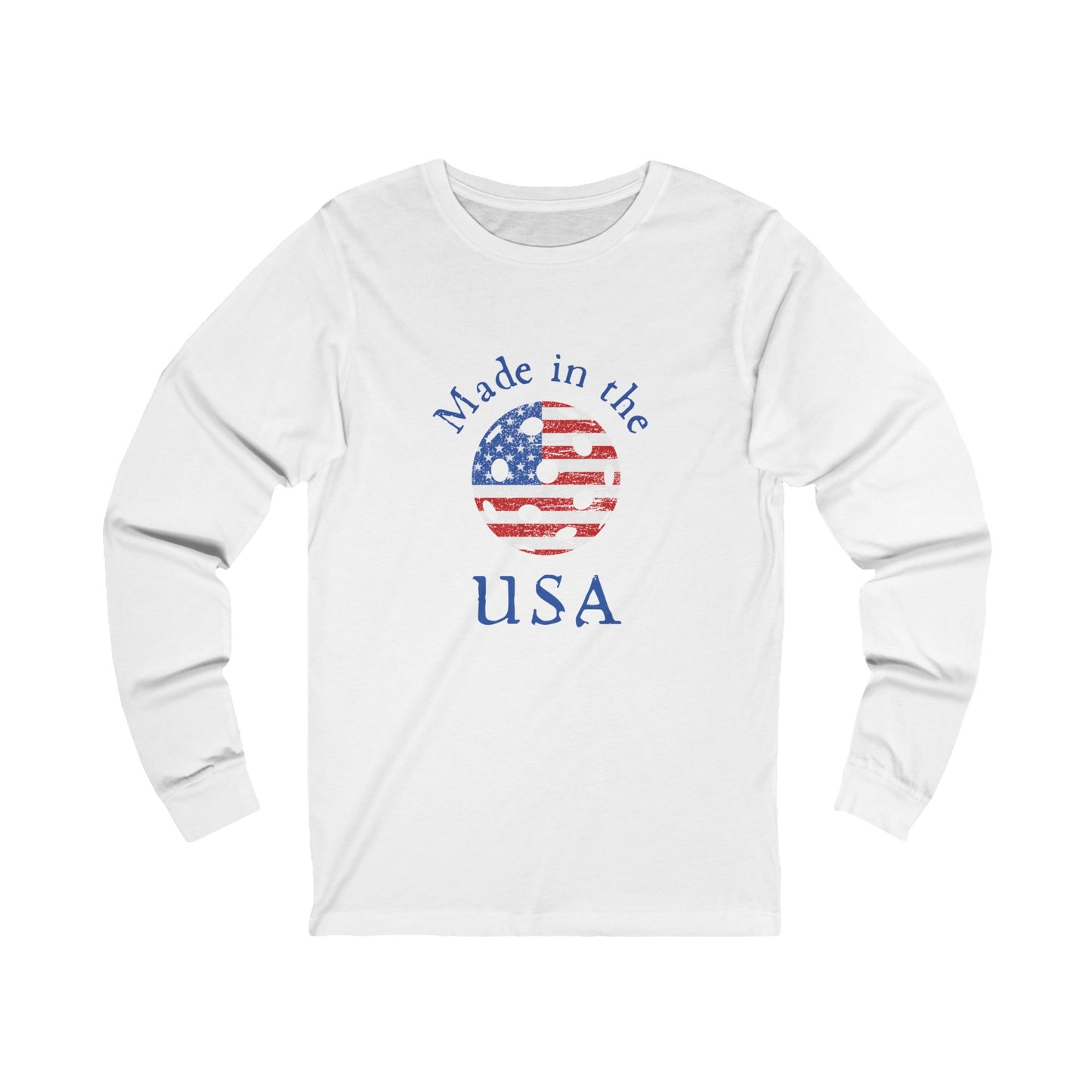 Made in the USA Pickleball Unisex Long Sleeve Tee