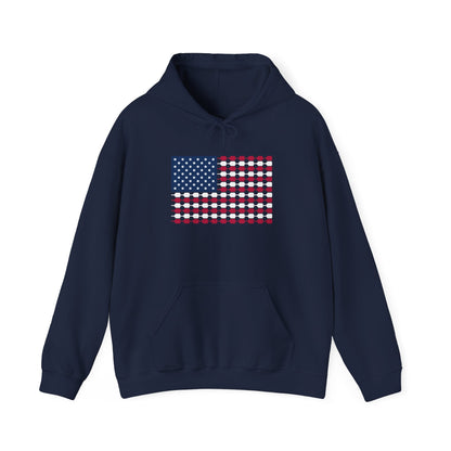 Pickleball Flag Unisex Hoodie