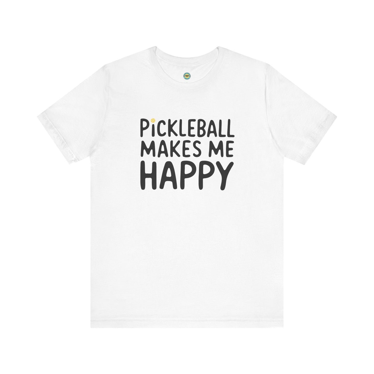 Pickleball Makes Me Happy Unisex Tee