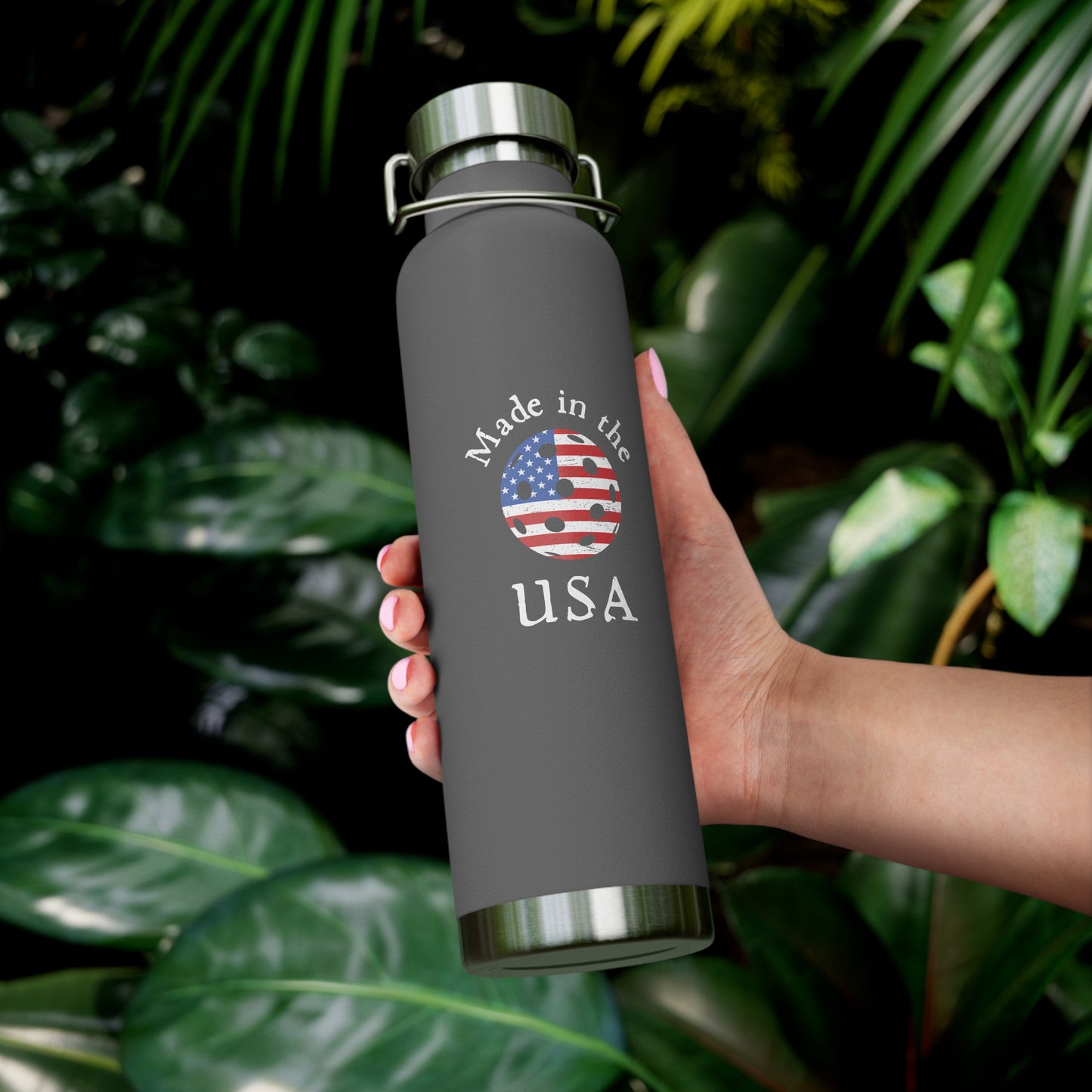 Made in the USA Pickleball Vacuum Insulated Bottle