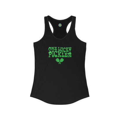 One Lucky Pickler Women's Racerback Tank