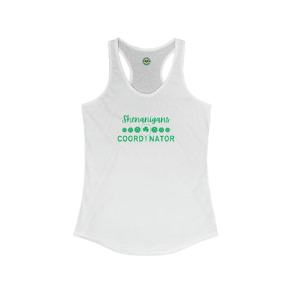 Shenanigans Coordinator Women's Racerback Tank