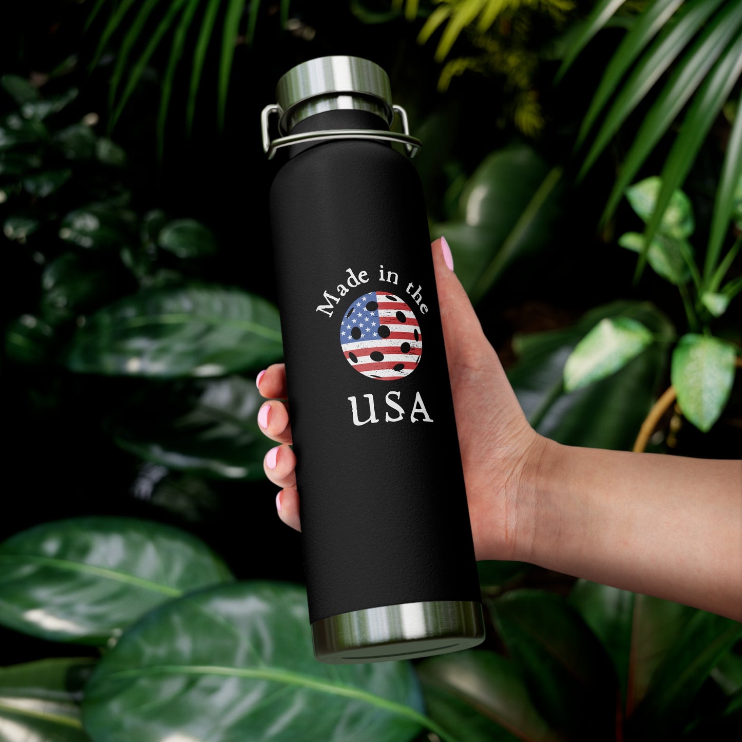 Made in the USA Pickleball Vacuum Insulated Bottle