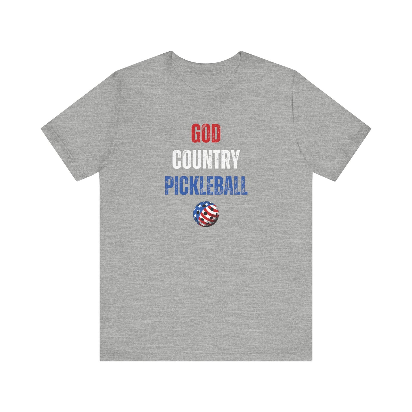 God Country Pickleball Unisex Tee (Express Delivery)