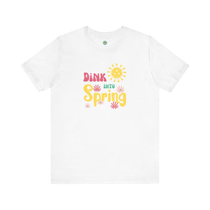 Dink Into Spring Pickleball Unisex Tee