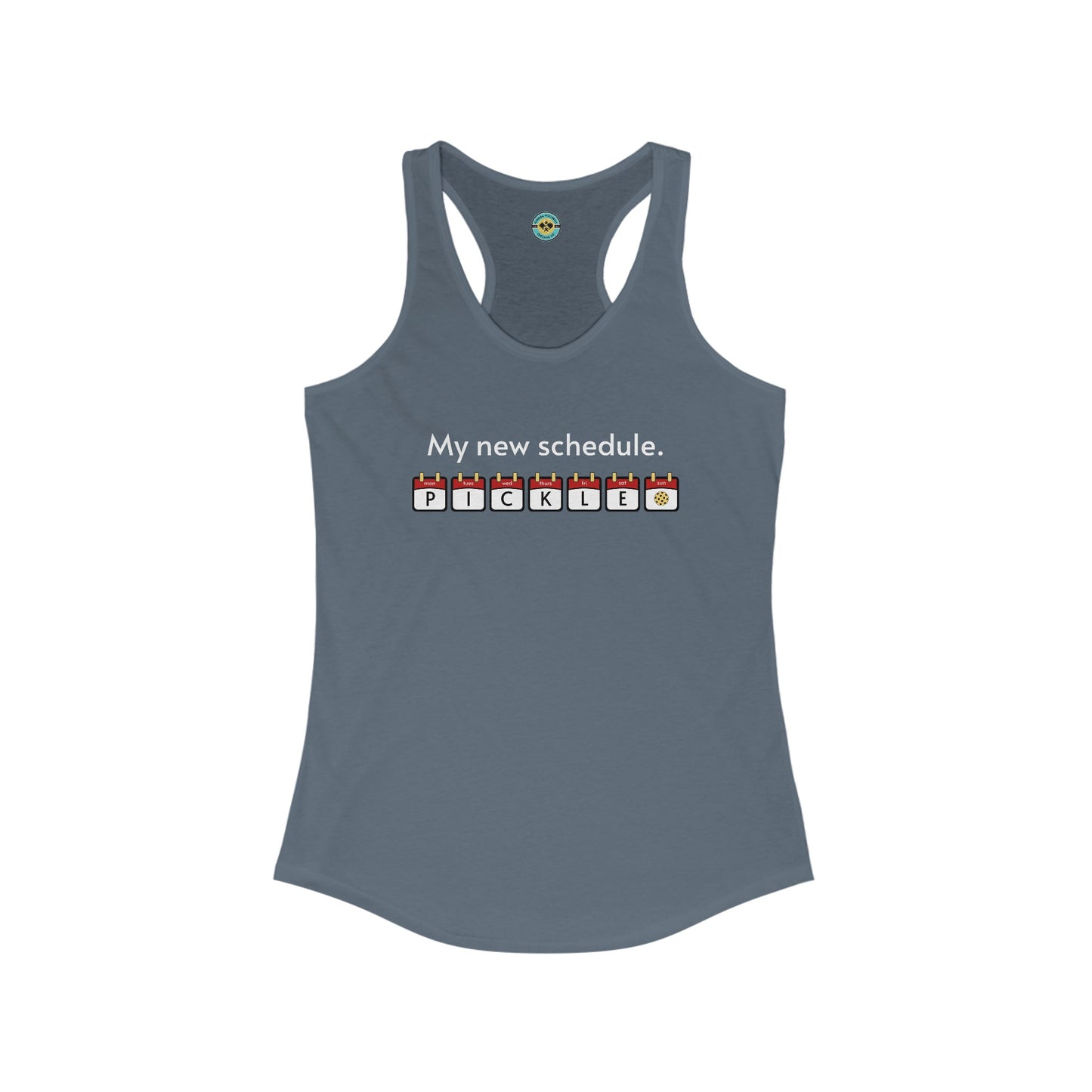 My New Schedule Women's Racerback Tank